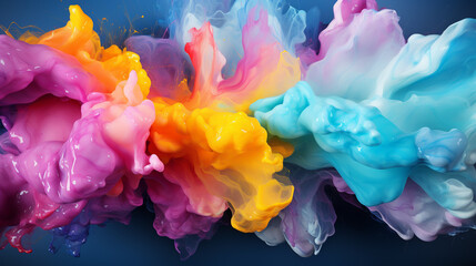 Fototapeta premium Colorful abstract rainbow background