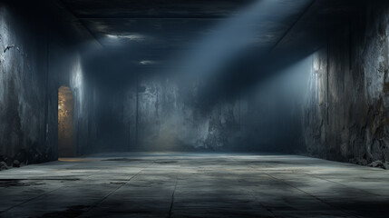 Fototapeta premium futuristic and clean stage blank center background