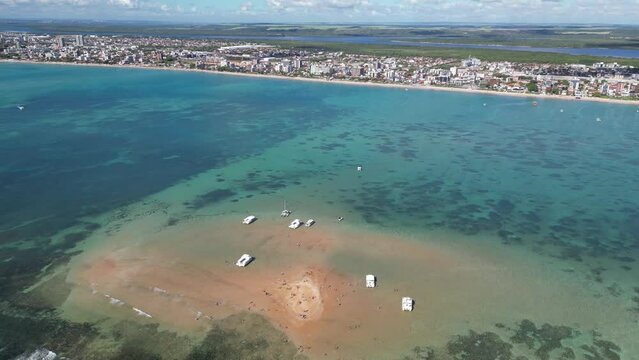 Ilha de Areia Vermelha em Cabedelo na Para&iacute;ba