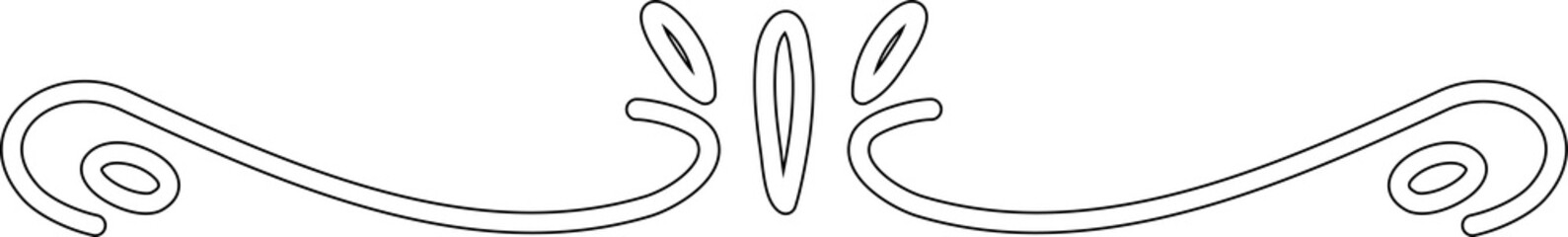 Line border set and scribble. Design element