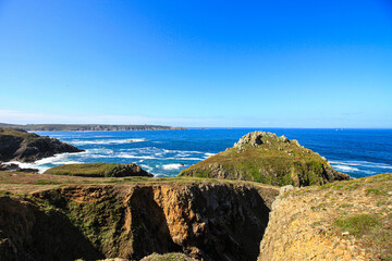 La Baie des Trépassés et la Pointe du Raz, depuis la pointe du Van