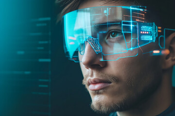 man with interface