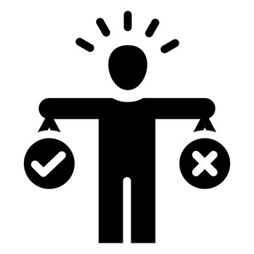 Decition Solid Icon