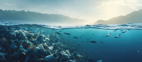 Ocean pollution, especially plastics, endangers marine life on a distant tropical island in the western Pacific.