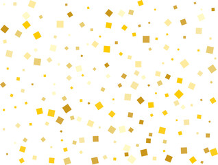 Gold Foil Square Confetti
