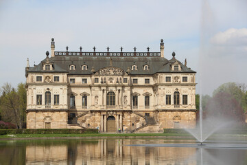 Fototapeta na wymiar Grand Garden Palace in Dresden, Germany.