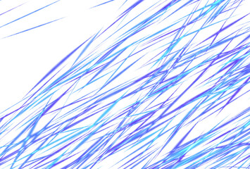 Pattern of blue neon lines