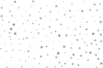Magic pattern of silver stars