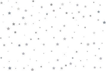 Magic pattern of silver stars