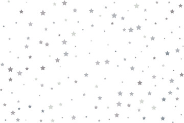 Magic pattern of silver stars