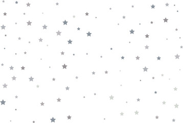 Magic pattern of silver stars