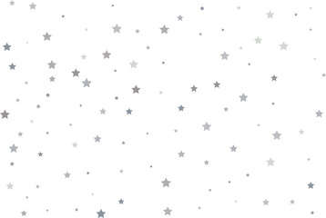 Magic pattern of silver stars