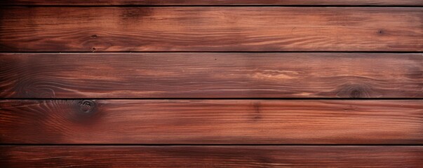 Mahogany wooden boards with texture as background