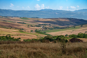 Rural landscape in Avellino province, Italy