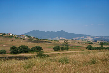 Rural landscape in Avellino province, Italy