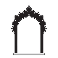 Ramadan Kareem icon white background design.