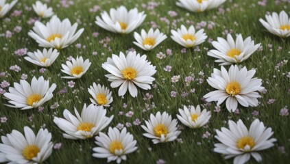 flower field background image