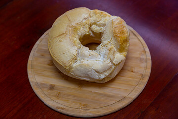 Traditional oven-baked cassava doughnut