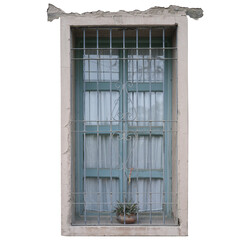 Puerta antigua vieja y gastada