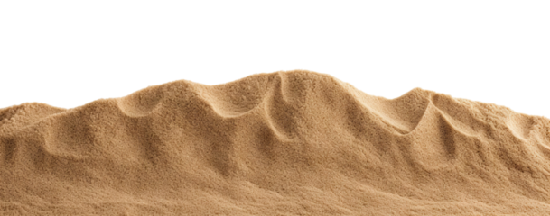 Beach or desert sand cut out