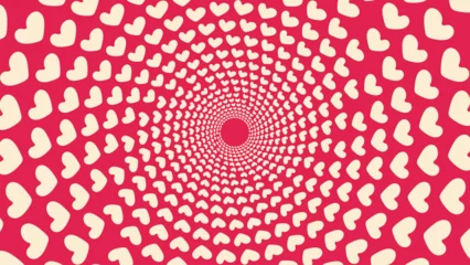 Zelfklevend Fotobehang Abstract spiral round vortex valentine love background. © Md