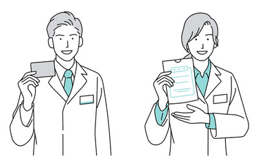 薬剤師の人物イラスト