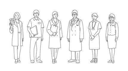 医療従事者のイラスト