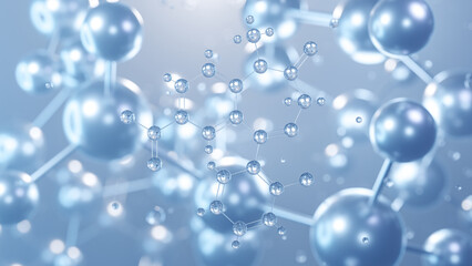 flunitrazepam molecular structure 3d, flat model, rohypnol, structural chemical formula view from a microscope