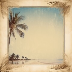 Picture of Palm Tree on Beach
