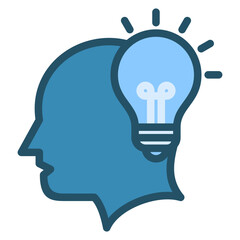 Inspire Blue Colour Icon