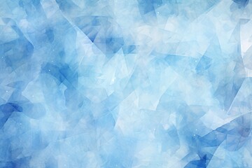 Obraz premium Blue and White Abstract Background With Small Triangles