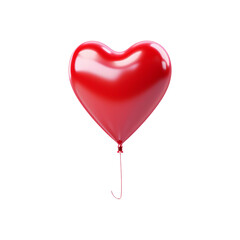 Heart balloons for Valentine's day and celebration isolated.