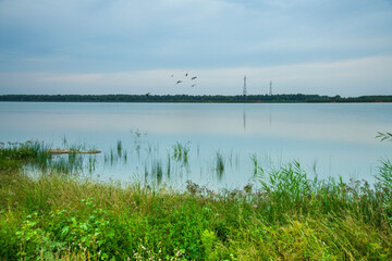 Danube Delta landscape photo. Travel to Romania Murighiol 