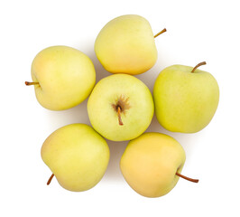 apple path isolated on white