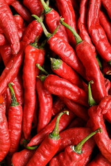 Red hot chili pepper fullframe.