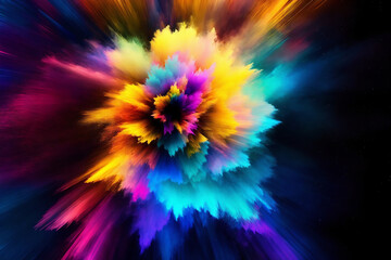 color paint splash