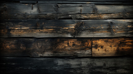 Old wooden colored boards with scuffs and cracks