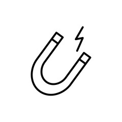 magnet line icon