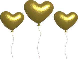 Party Balloons Golden