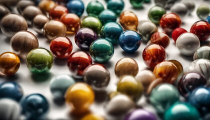 colorful marbles