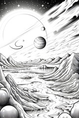 earth in the space