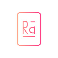 radium gradient icon