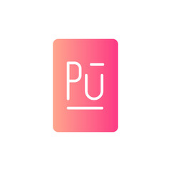 plutonium gradient icon