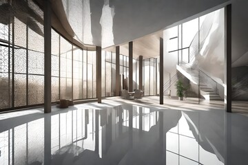 Obraz premium interior of a modern building