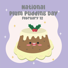 This National Plum Pudding Day vector graphic is perfect for celebrating National Plum Pudding Day in Science.
