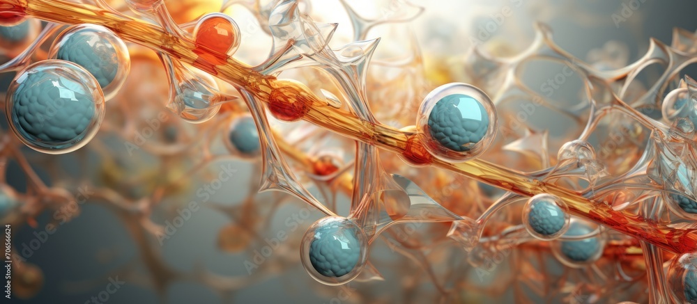 Poster study of the structure and functions of molecules in living organisms.