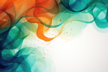 Abstract colorful background. Abstract background for March: Irish American Heritage Month.  - obrazy, fototapety, plakaty