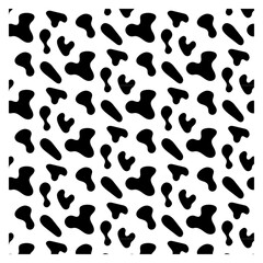 vector cow hide seamless pattern holstein cattle textured cow skin pattern with cow pattern background