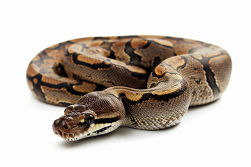 Boa Constrictor isolated on white