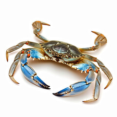 Blue Crab isolated on white